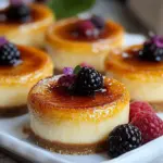 Mini Creme Brulee Cheesecakes