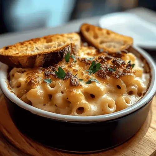 French Onion Soup Mac & Cheese