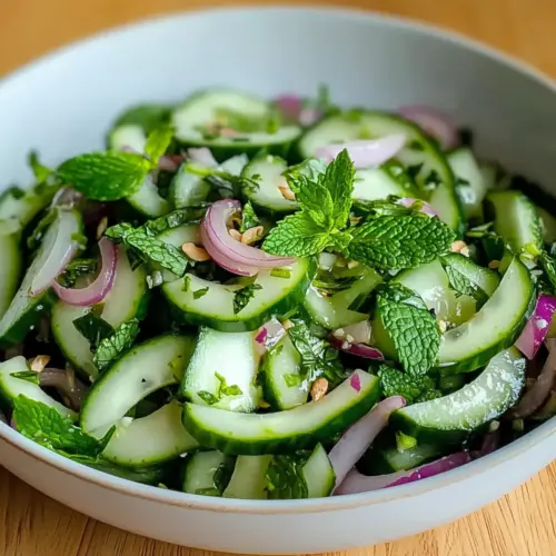 Cucumber and Mint Salad
