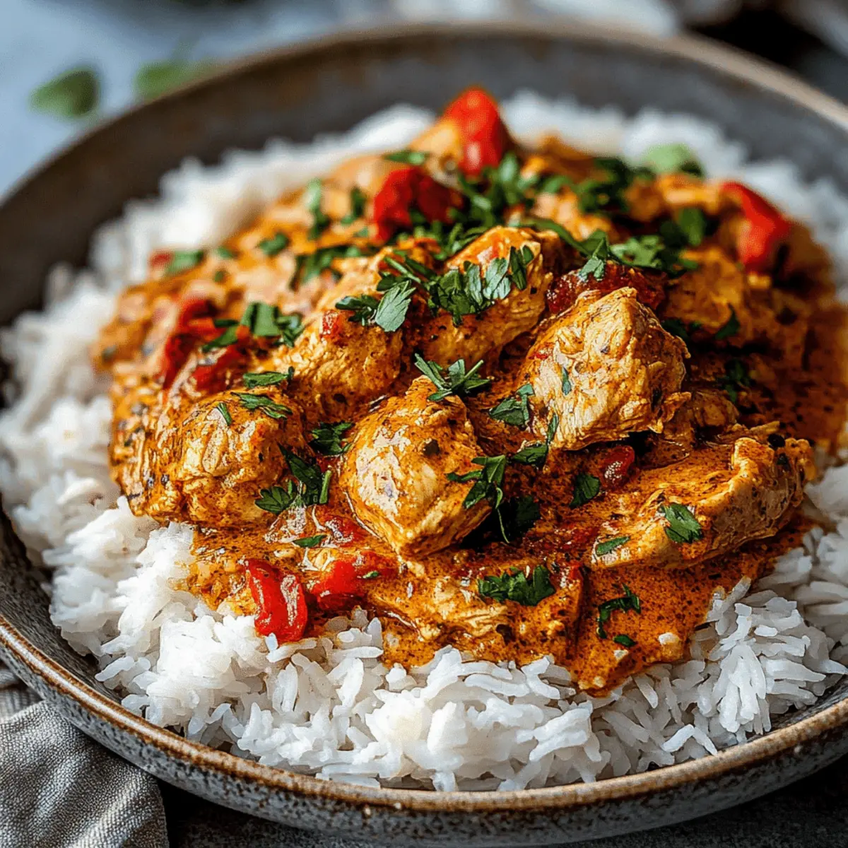 Crockpot Cajun Butter Chicken