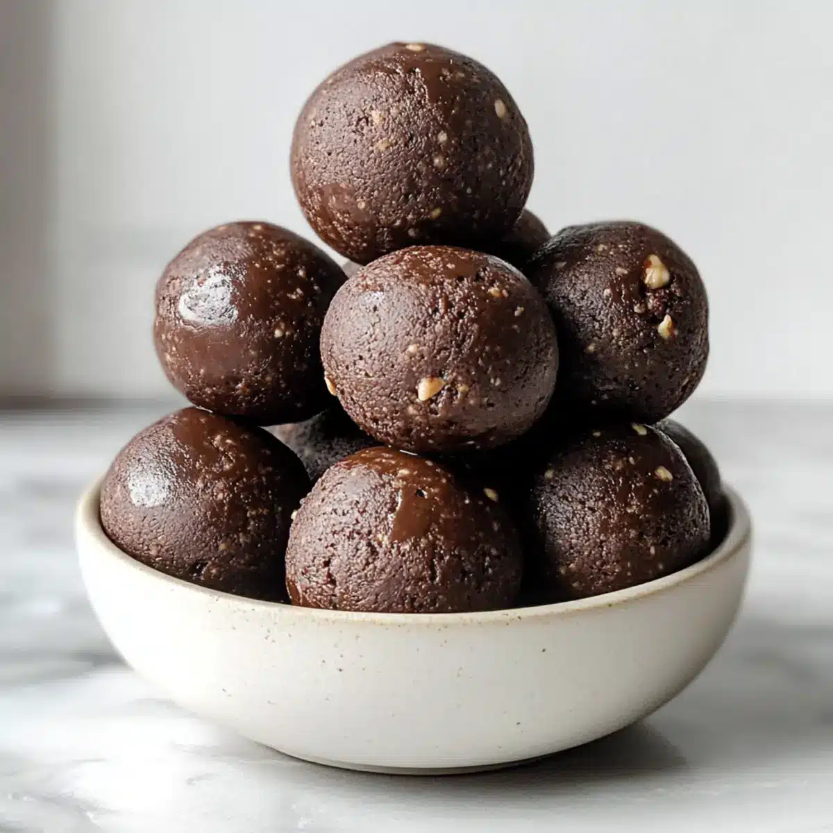 Brownie Batter Protein Balls