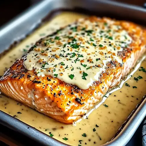 Baked Boursin Salmon