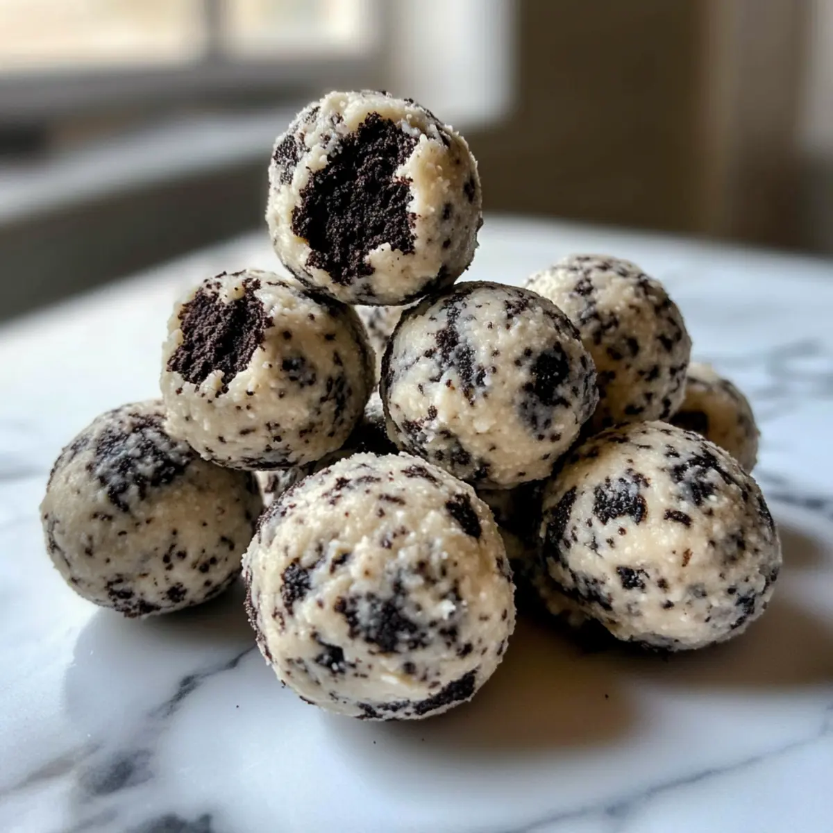 Cream Cheese Oreo Protein Balls