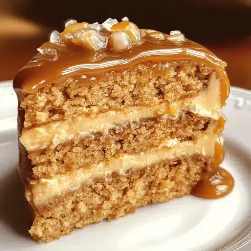 Brown Sugar Salted Caramel Cake