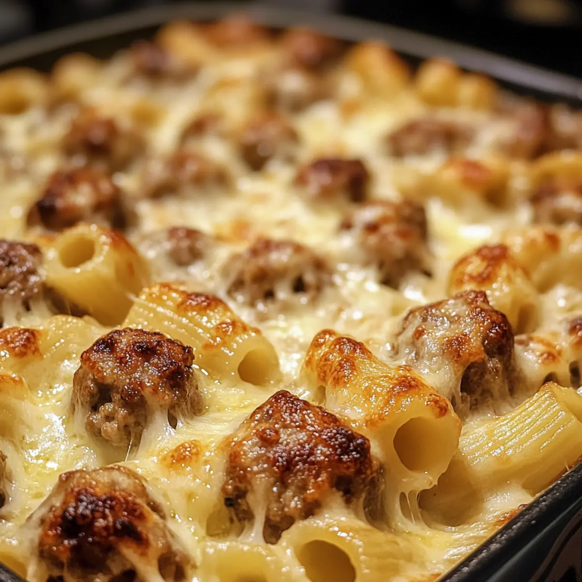Swedish Meatball Pasta Bake