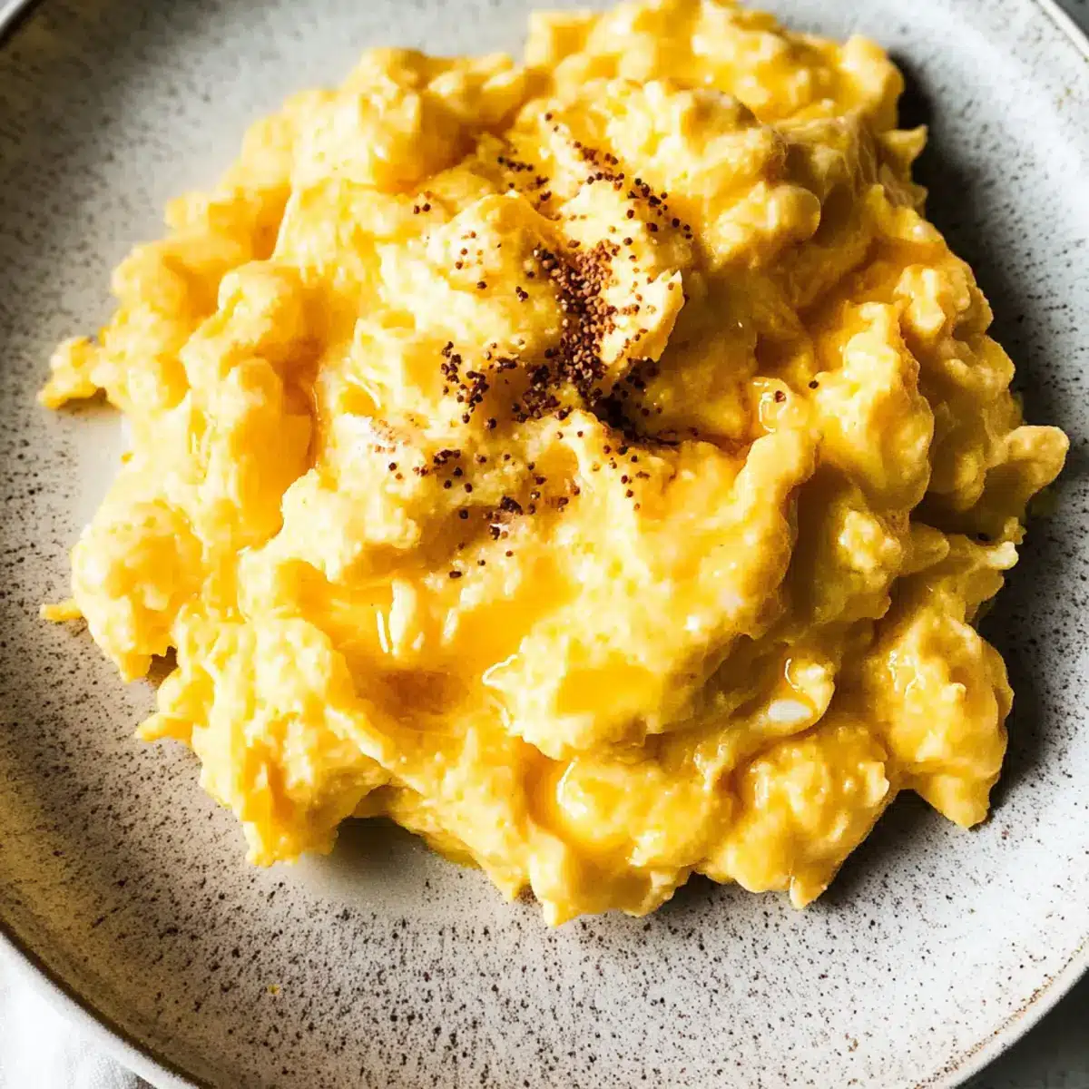 Miso scrambled eggs