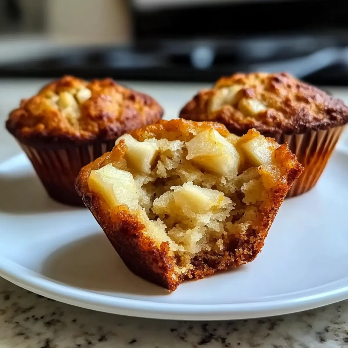 Greek Yogurt Apple Muffins