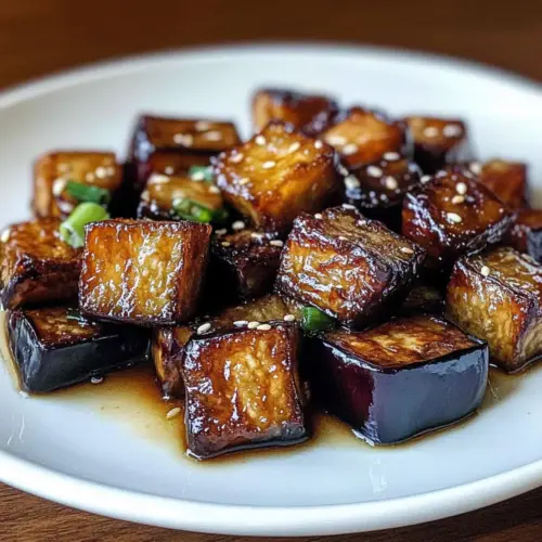 Miso Glazed Eggplant