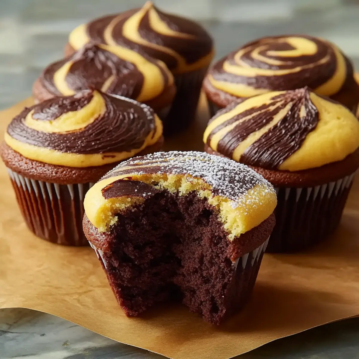 Chocolate Marble Cupcakes