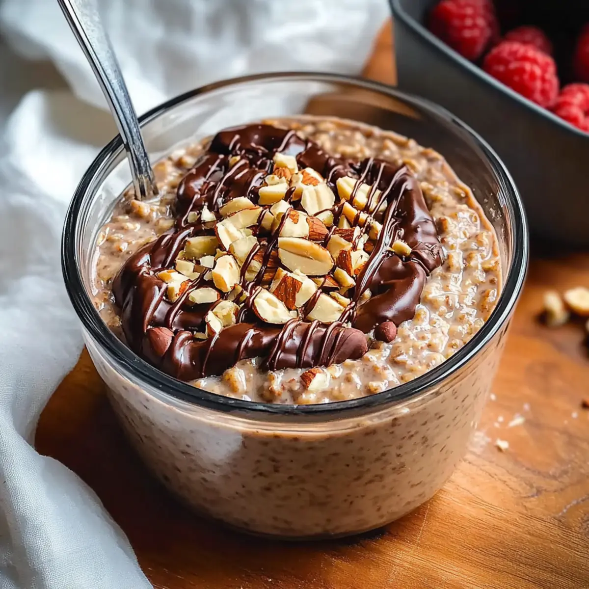 Ferrero Rocher Protein Overnight Oats