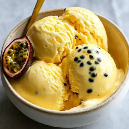 passionfruit ice cream