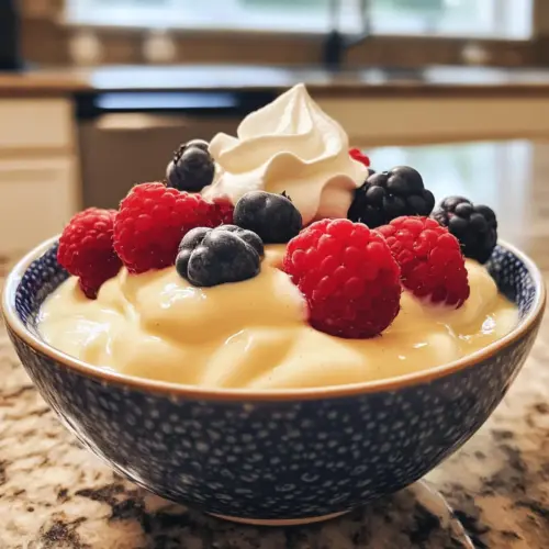 Homemade Vanilla Pudding