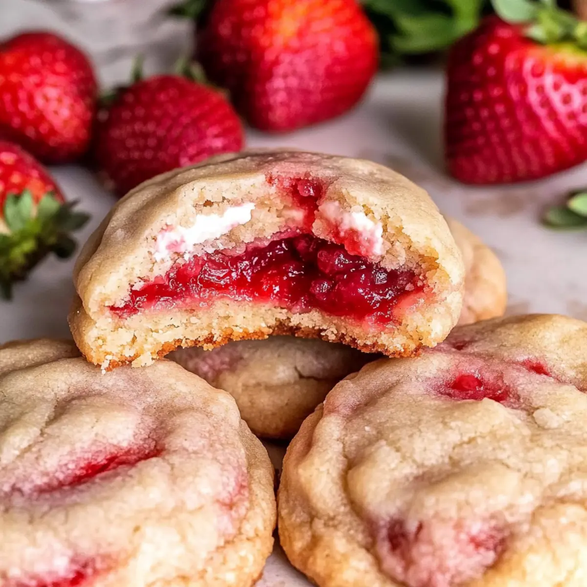 Strawberry Cheesecake Cookies