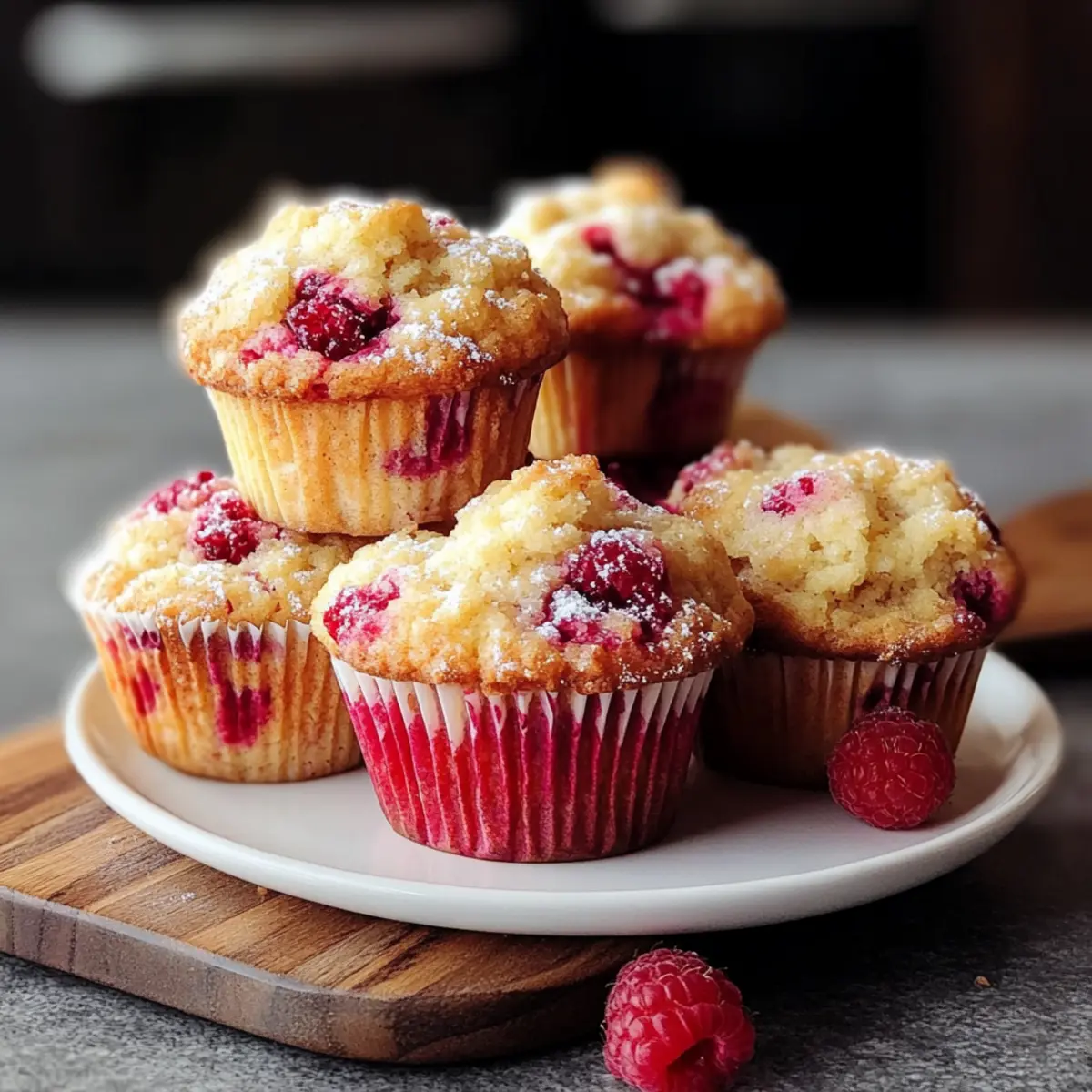 Buttermilk Raspberry Muffins