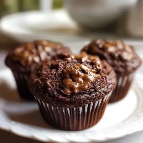 Keto Chocolate Cream Cheese Muffins