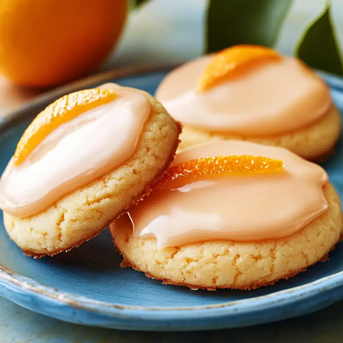 Soft Orange Sugar Cookies