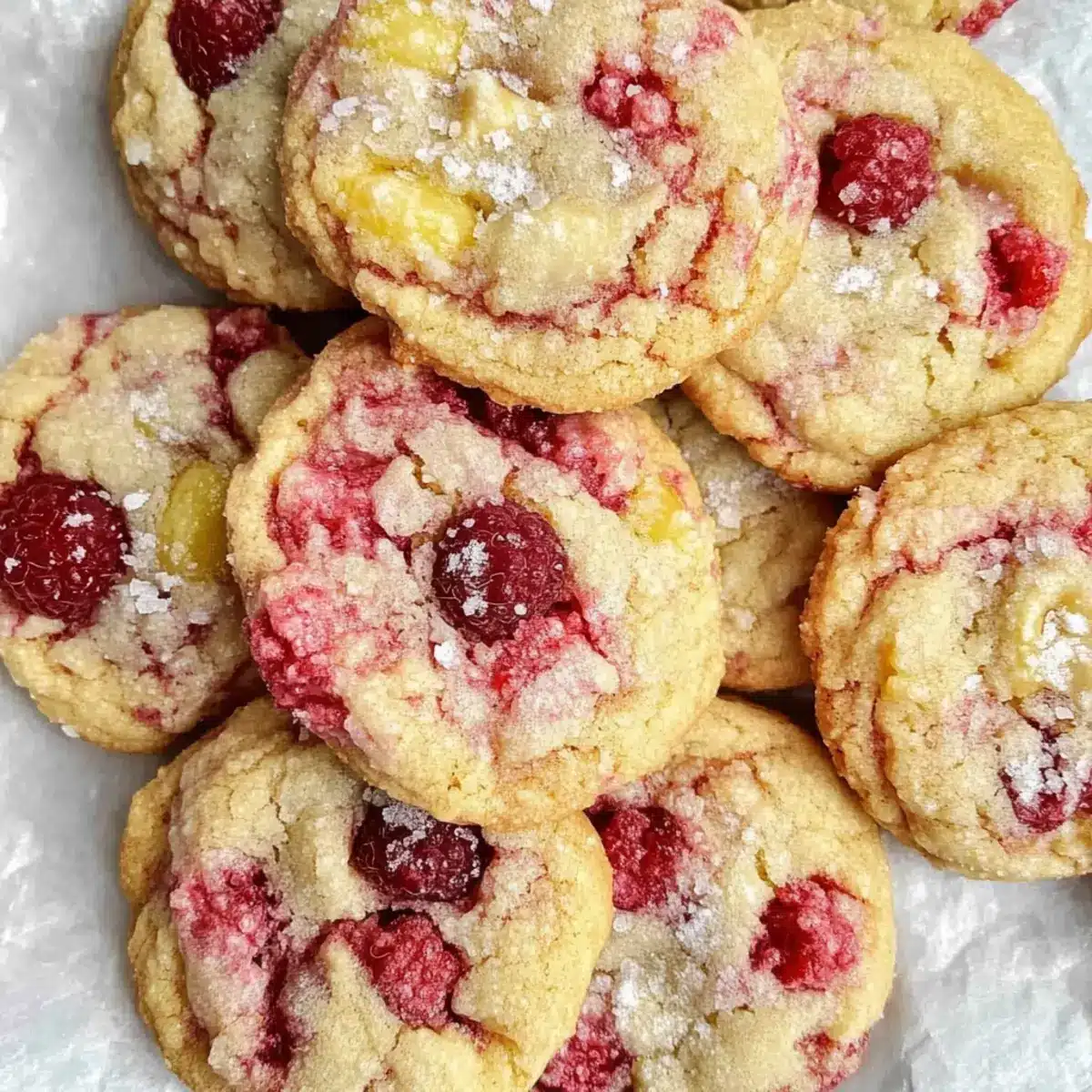 Lemon Raspberry Cookies