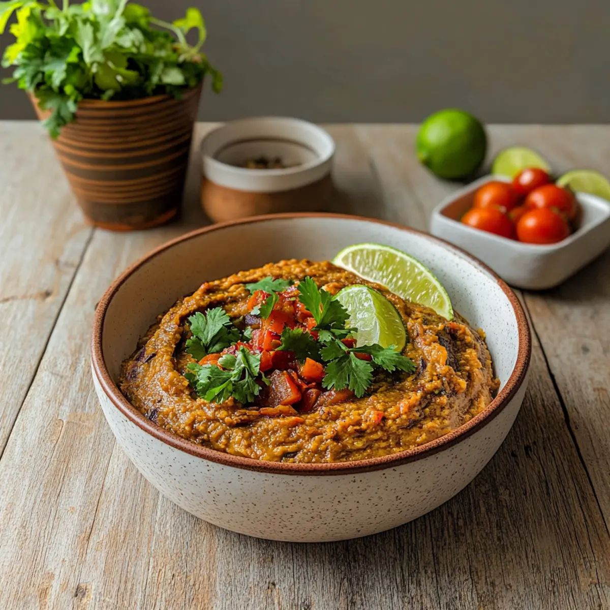 Smoky Baingan Bharta with Onions and Tomatoes