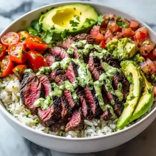 Cilantro Lime Steak Bowls