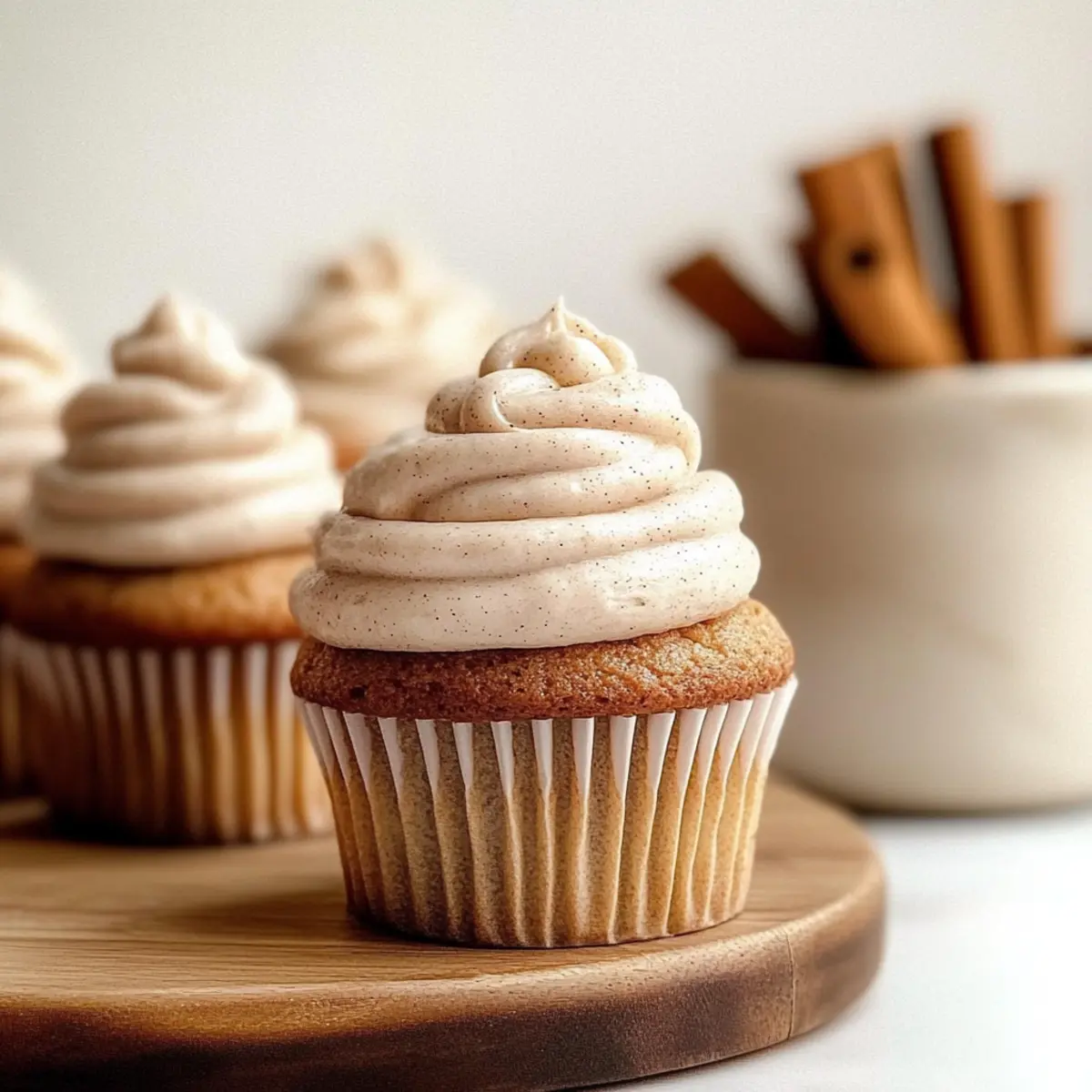 Moist Cinnamon Cupcakes