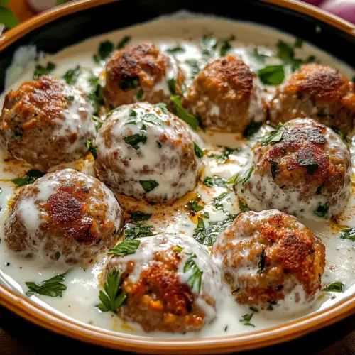 Turkish Meatballs in Yogurt Sauce