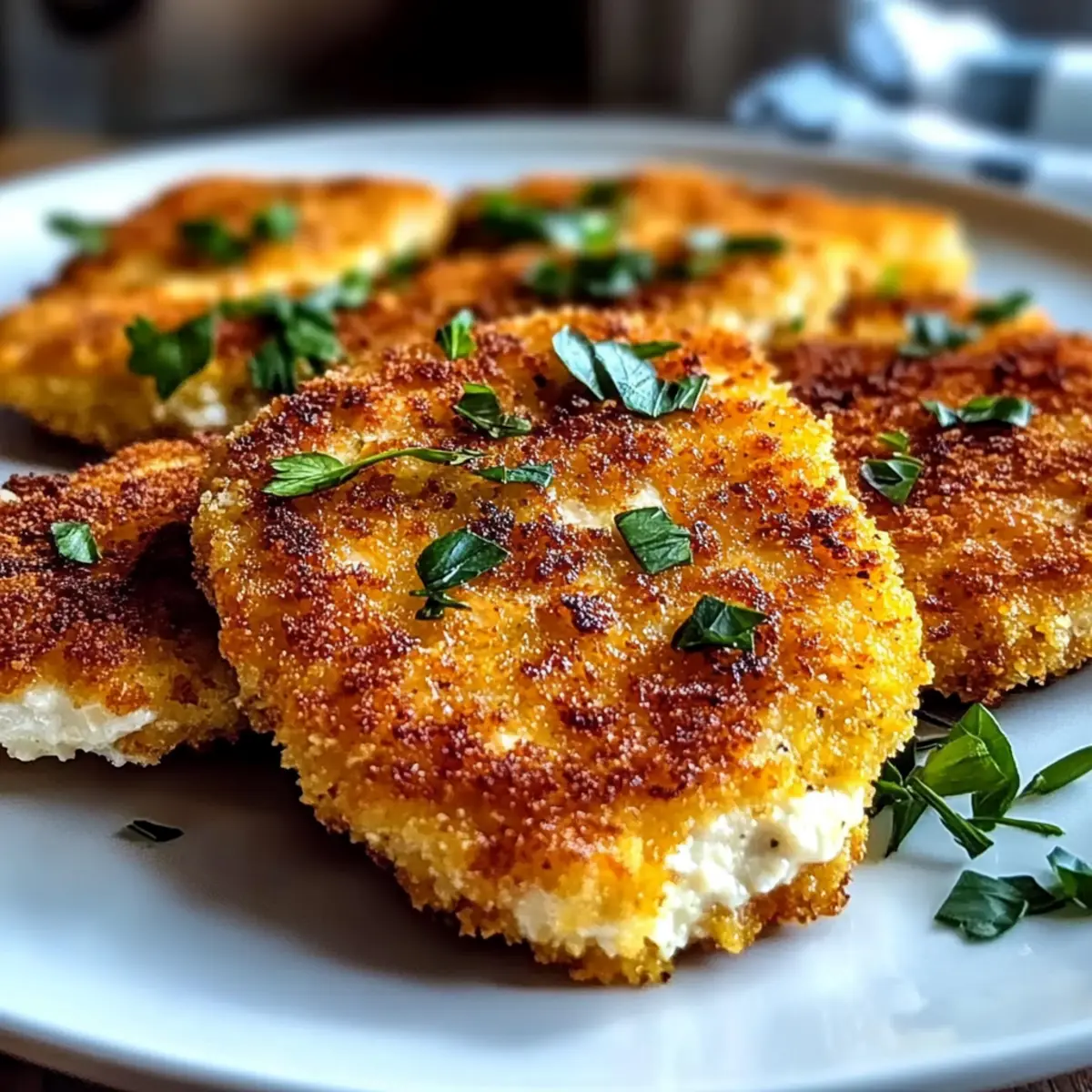 Cottage Cheese Crusted Chicken Cutlets