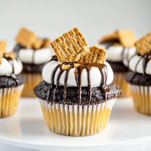 Toasted S’mores Cupcakes
