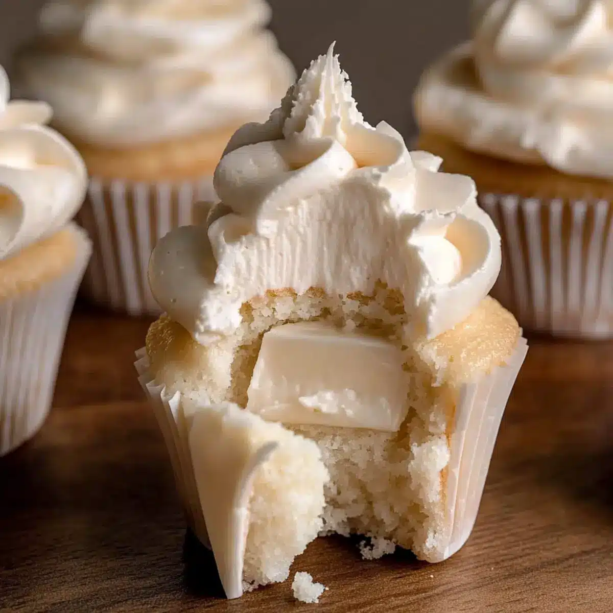 White Chocolate Cupcakes