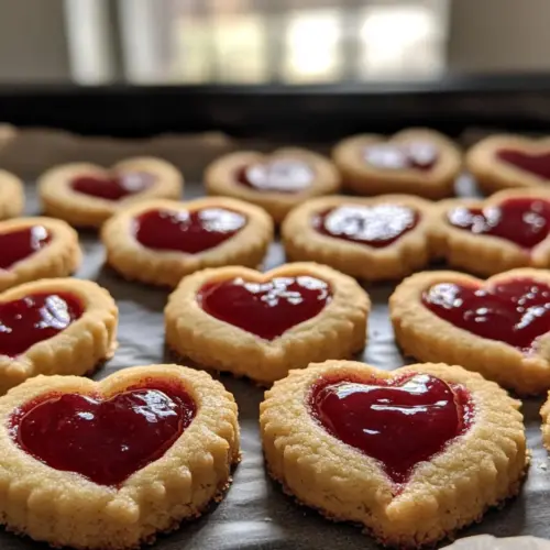 Thumbprint Heart Cookies