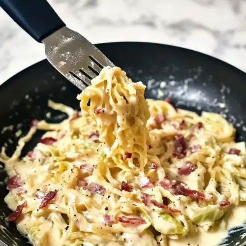 Cabbage Carbonara