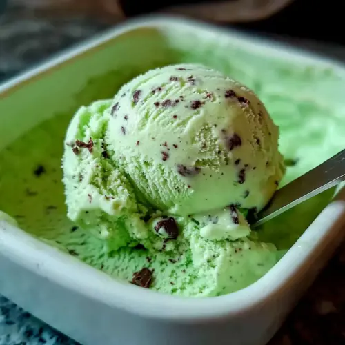 Mint Chocolate Chip Ice Cream