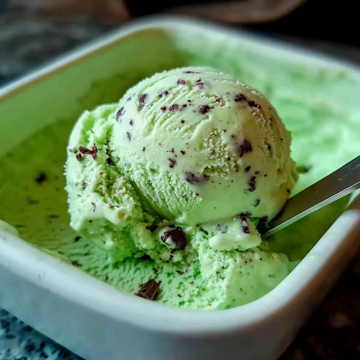 Mint Chocolate Chip Ice Cream