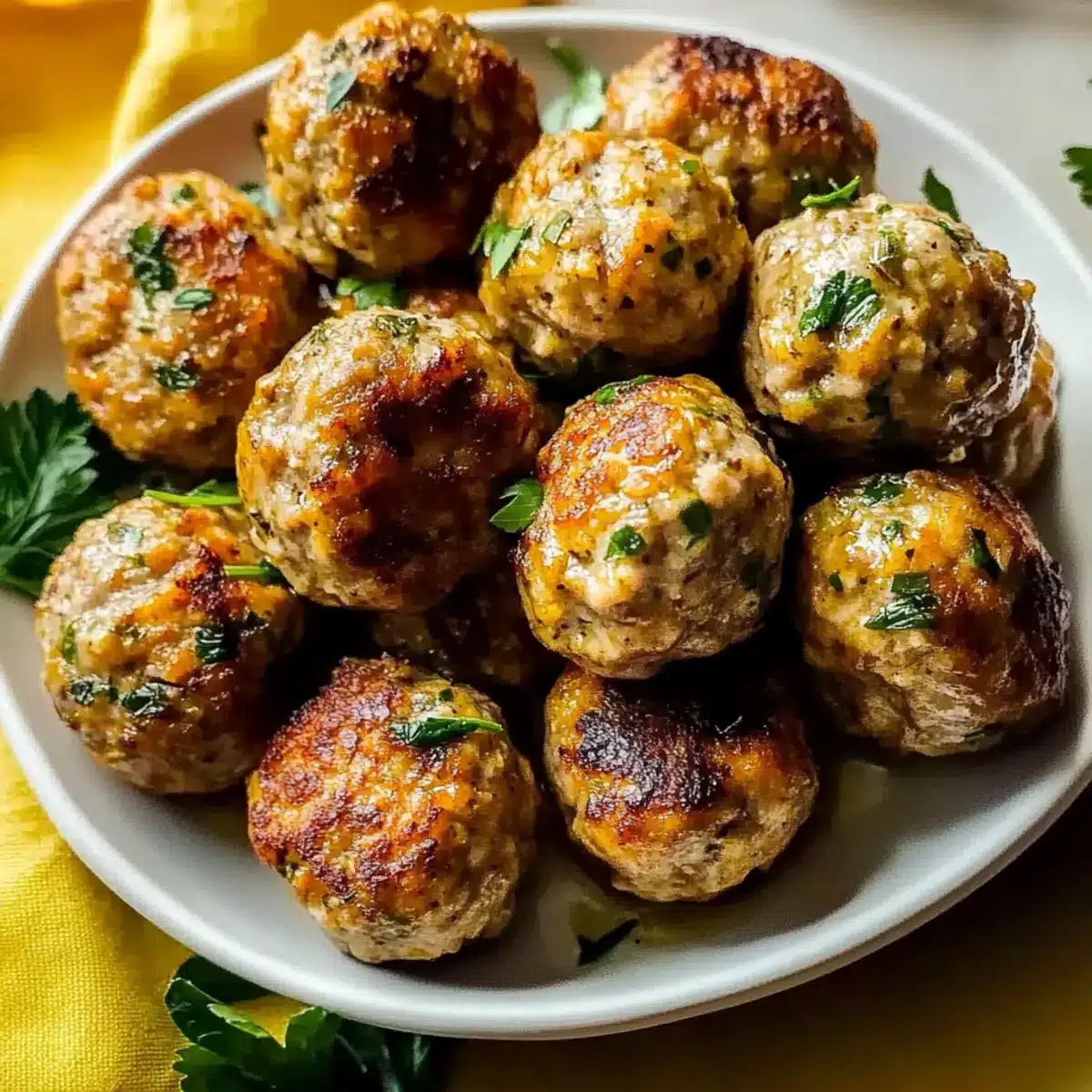 Baked Turkey Meatballs