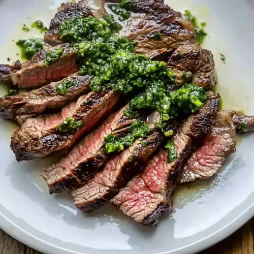 Brazilian Steak with Chimichurri Sauce