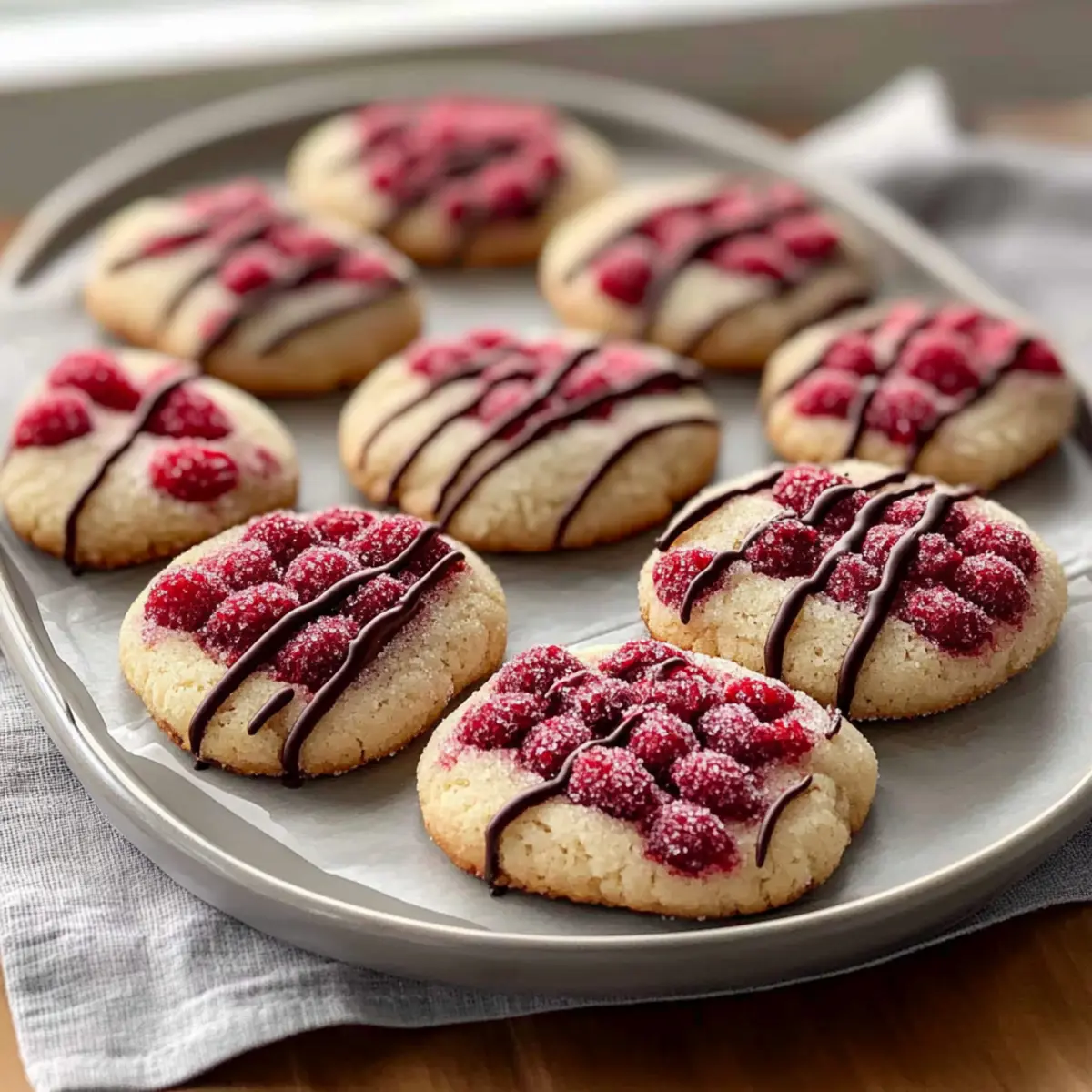 Raspberry Sugar Cookies