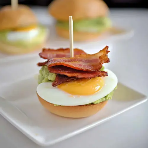 Keto Bacon, Egg, & Cheese Sliders