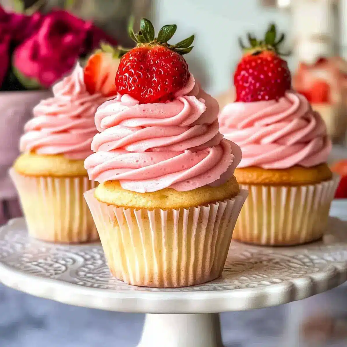 Strawberry Cupcakes