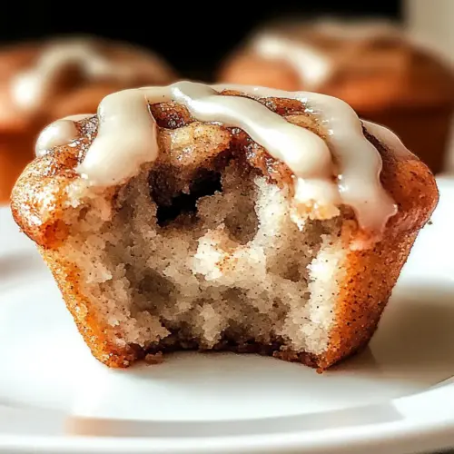 Fluffy Cinnamon Roll Muffins