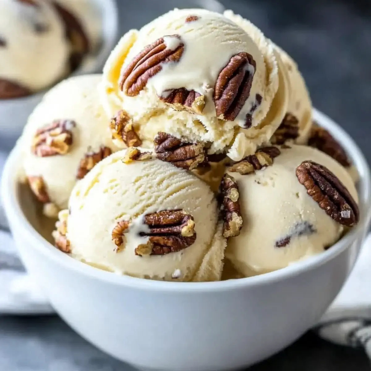 butter pecan ice cream