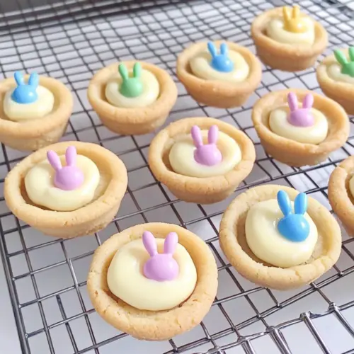 Easter Bunny Sugar Cookie Cups