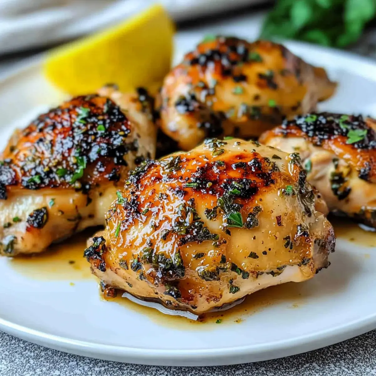 Grilled Chicken Thighs