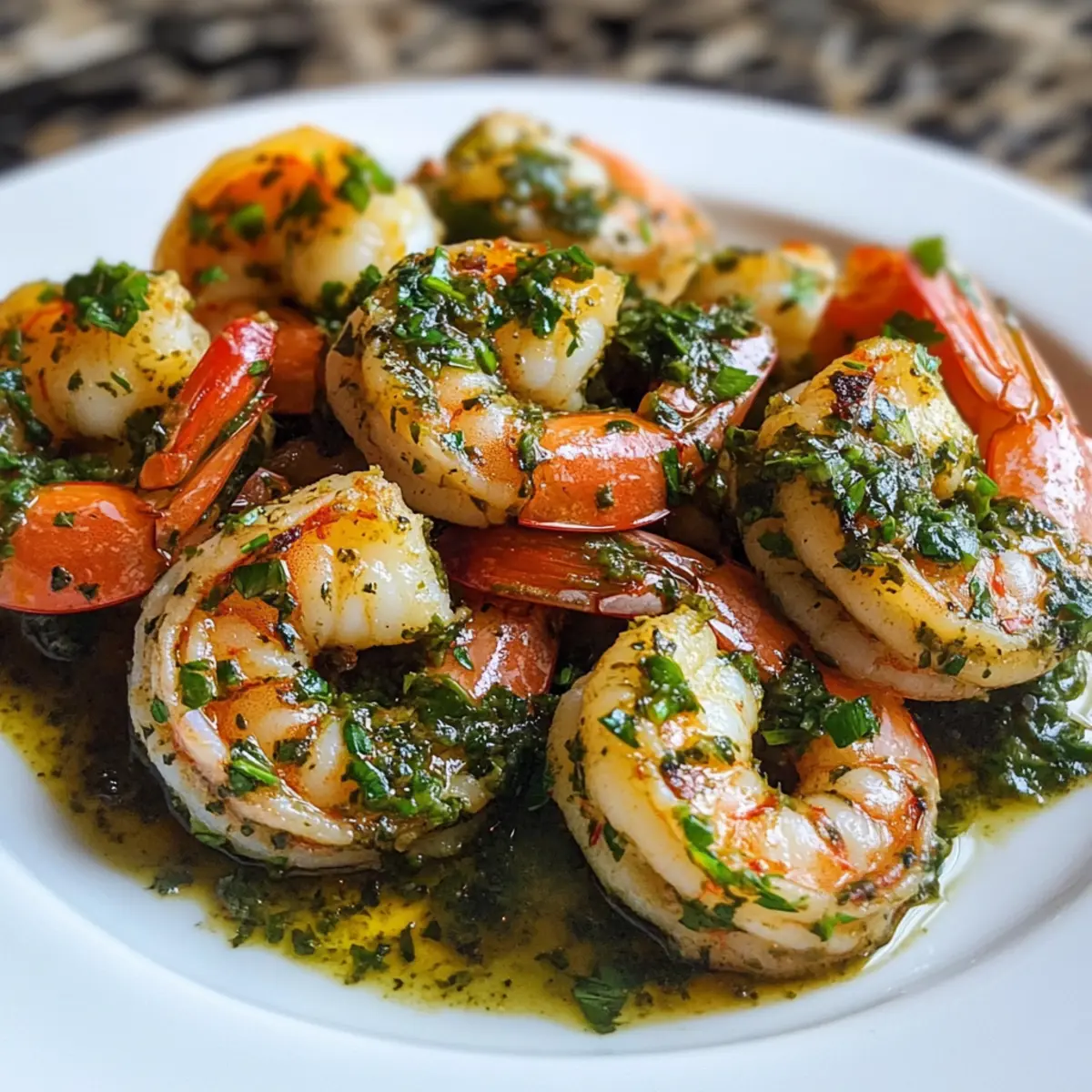 Pan Seared Chimichurri Shrimp