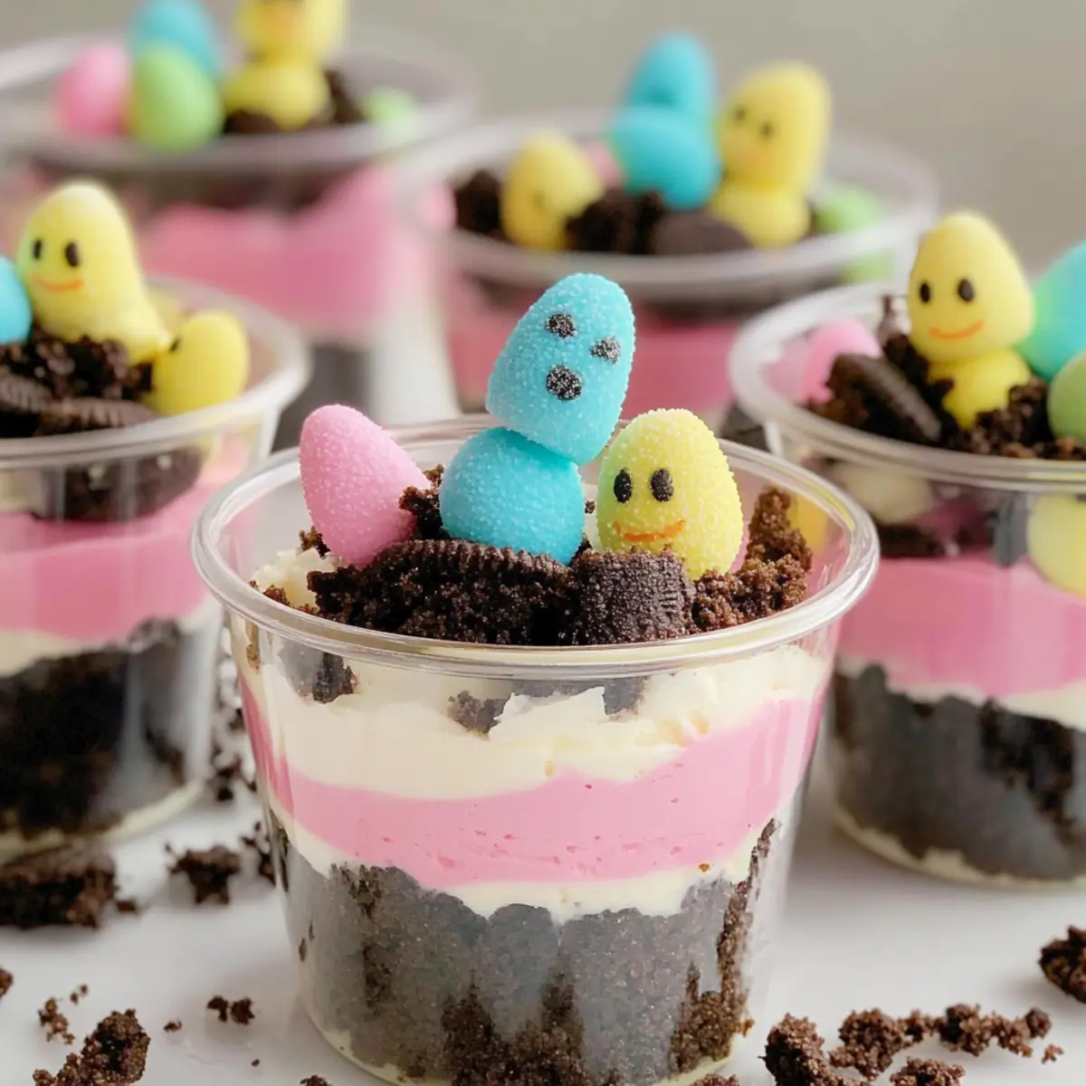 Easter Dirt Cups