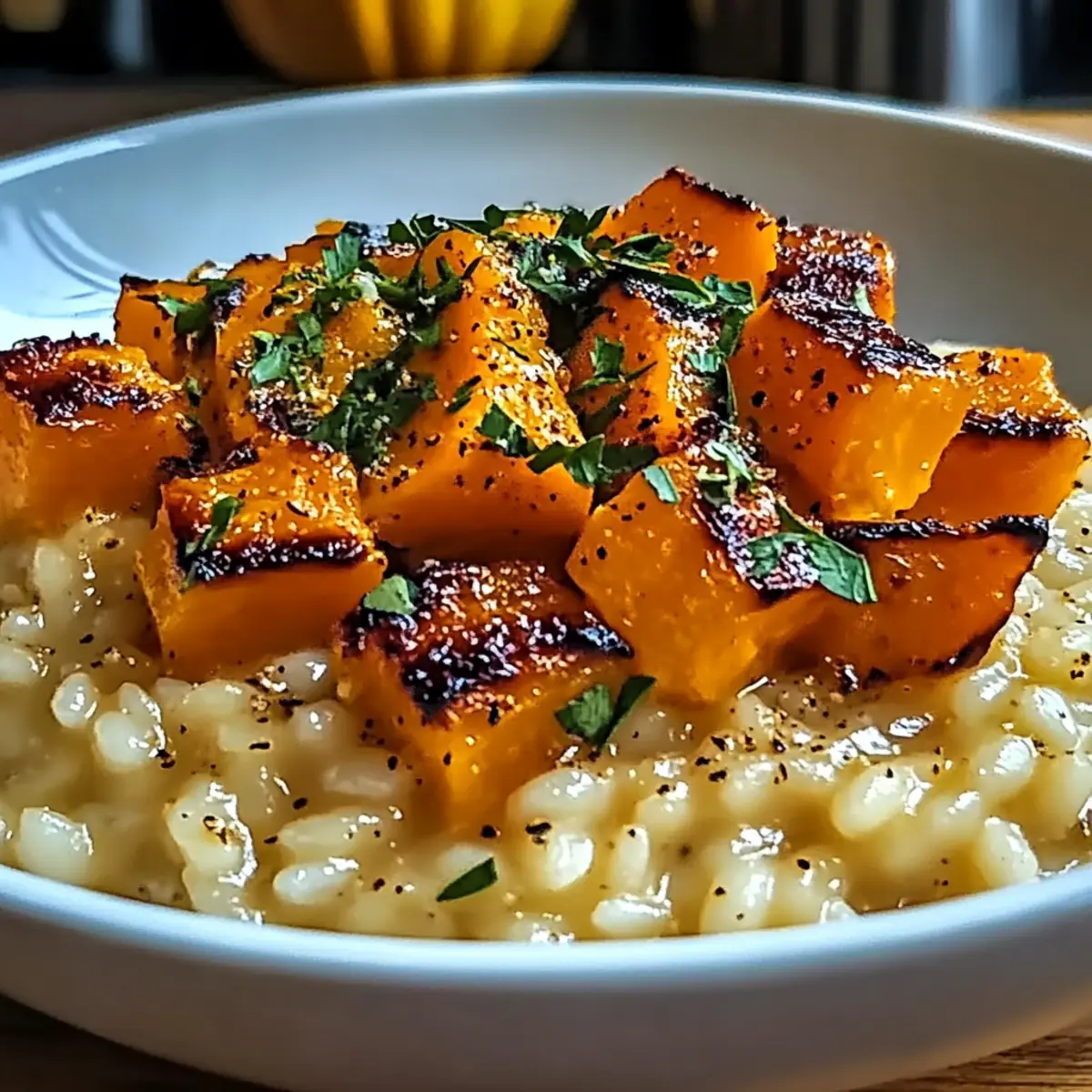 Creamy Roasted Butternut Squash Risotto