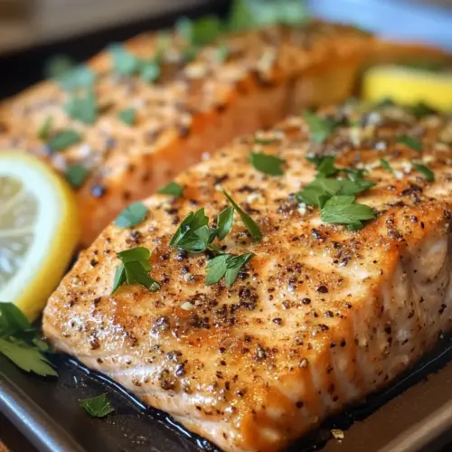 Smoky Oven-Baked Texas Roadhouse-Style Salmon