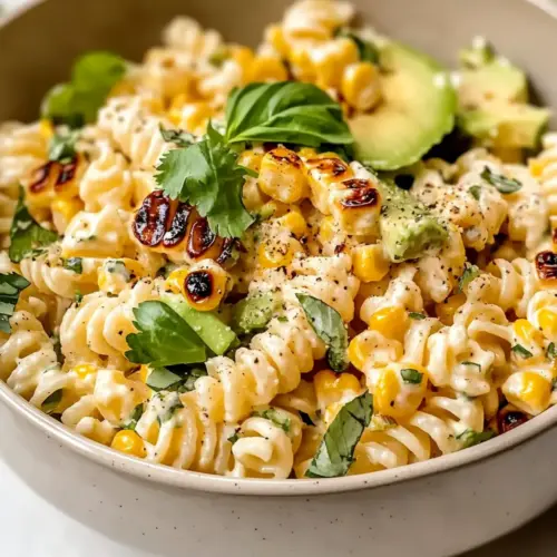 Creamy Street Corn Pasta Salad