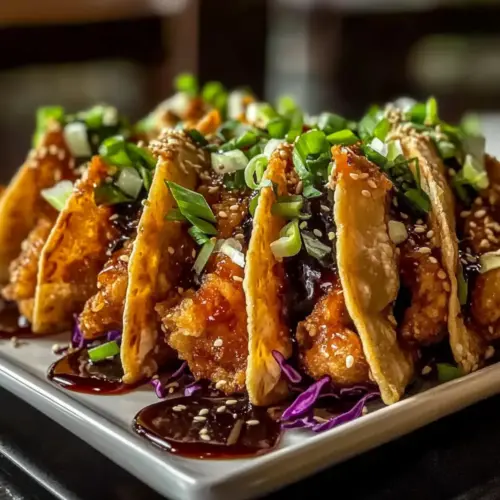 Crispy Chicken Wonton Tacos