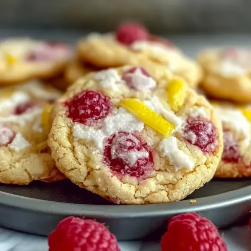 Lemon Raspberry Cookies