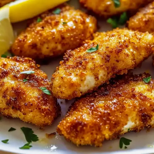 Lemon Garlic Parmesan Chicken Tenders