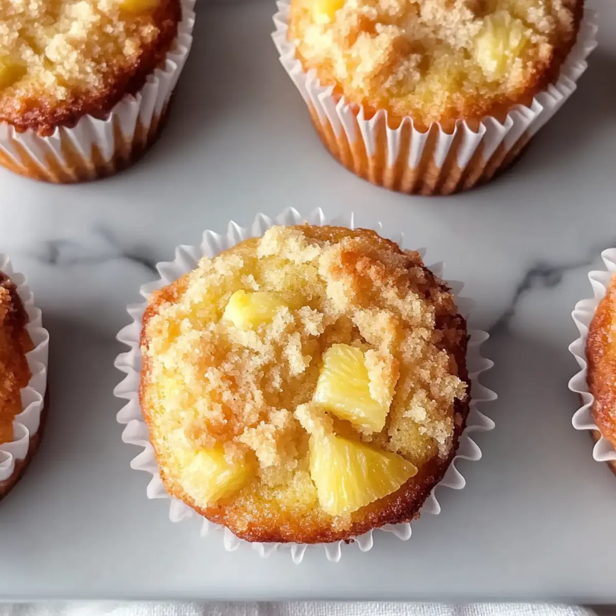 Moist Easter Pineapple Muffins